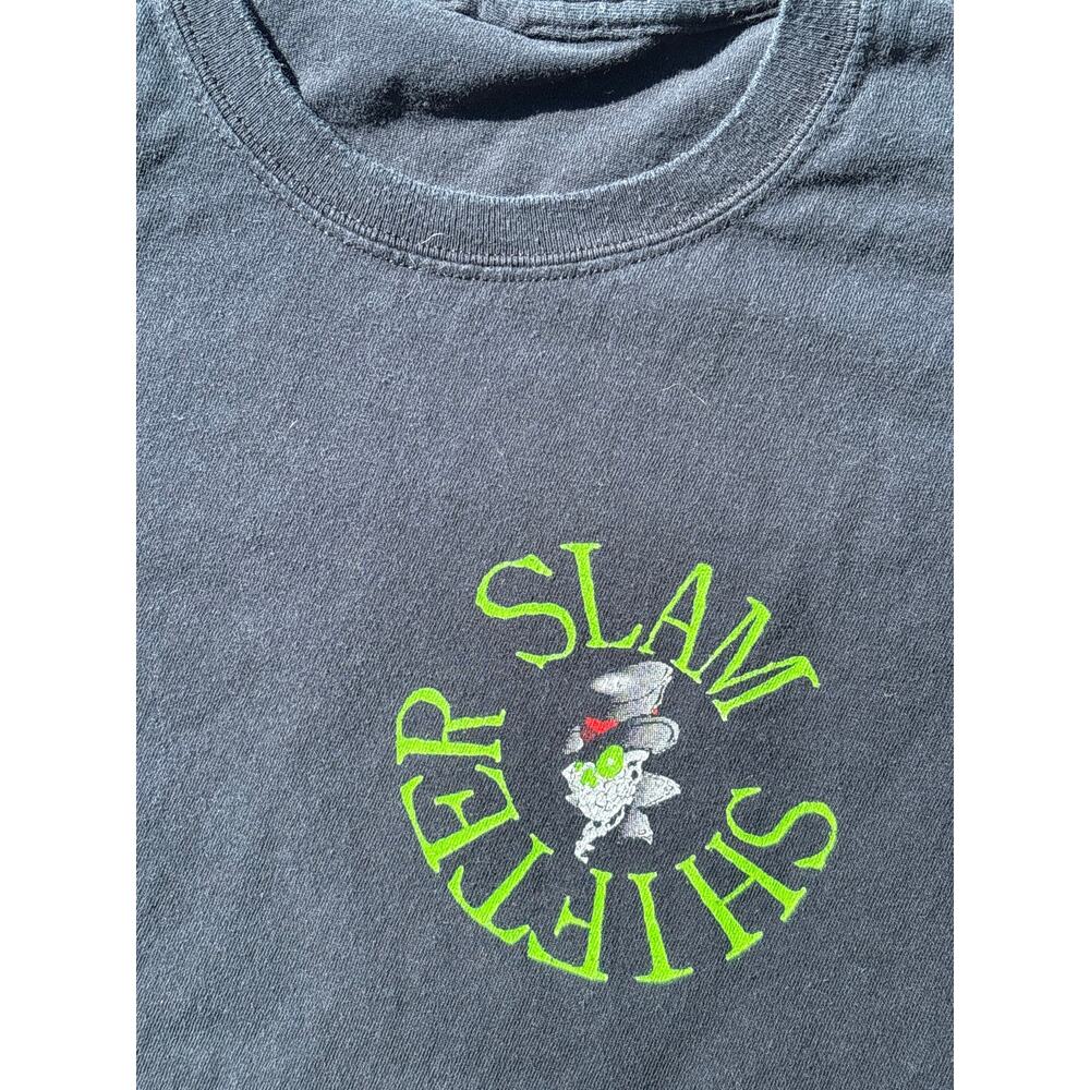 Vtg Y2K Slam Shifter WA Metal Band XL merch concert shirt hot rod punk - Picture 3 of 4